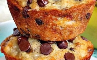 Banana Chocolate Chip Coconut Muffins