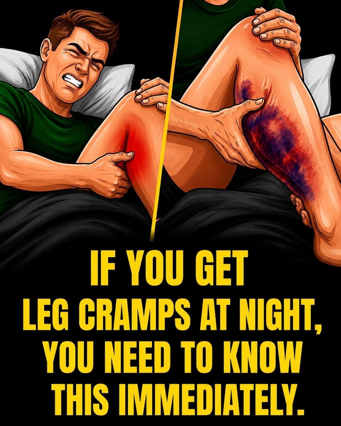 If You Get Leg Cramps at Night, You Need to Know This Immediately